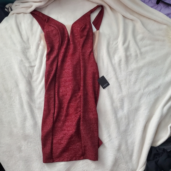 Marina Glitter Illusion NYE dress - Picture 2 of 4